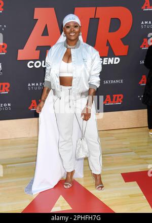 LOS ANGELES, CALIFORNIA - 27 MARZO: Charlese Antoinette partecipa alla prima mondiale di 'AIR' degli Amazon Studios al Regency Village Theatre il 27 marzo 2023 i Foto Stock