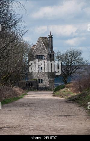 In tutto il Regno Unito - Pigeon Tower, Rivington Hall Gardens Foto Stock