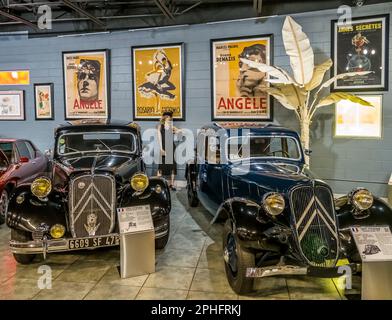 Auto nel Museo dell'Automobile di Tampa Bay a Pinellas Par Florida USA Foto Stock