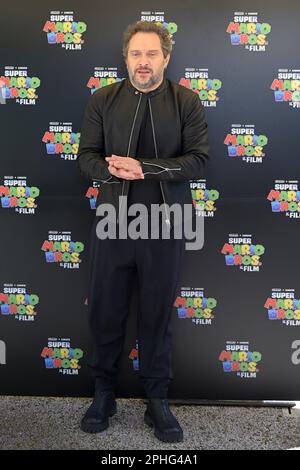 Roma, Italia. 28th Mar, 2023. Claudio Santamaria partecipa alla fotocall del film 'Super Mario Bros. Il film' all'Hotel De Russie. Credit: SOPA Images Limited/Alamy Live News Foto Stock