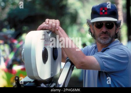 STEVEN SPIELBERG in JURASSIC PARK (1993), diretto da STEVEN SPIELBERG. Credit: AMBLIN/UNIVERSAL / Album Foto Stock