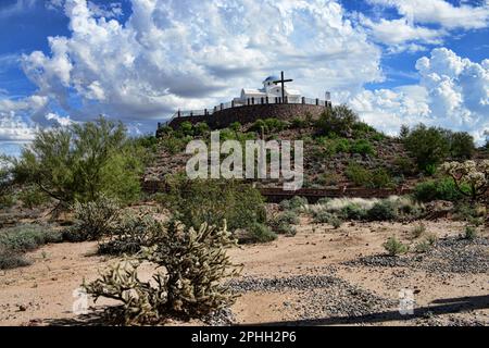 Cappella ortodossa greca presso il monastero di Sant'Antonio in Arizona Foto Stock