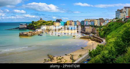 Tenby Resort, Galles Foto Stock