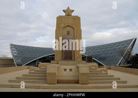 Memoriale a Baku Foto Stock