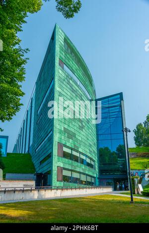 KUMU museo d'arte nella capitale estone Tallin. Foto Stock