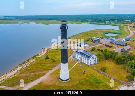 Faro della penisola di Sorve in Estonia. Foto Stock