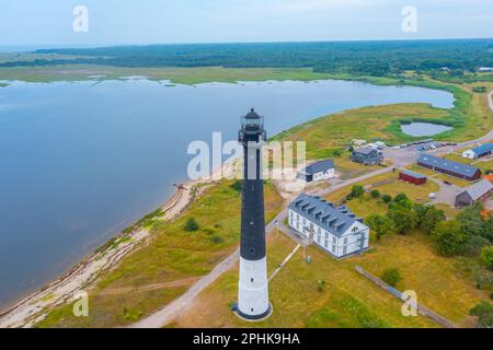 Faro della penisola di Sorve in Estonia. Foto Stock