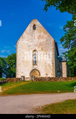 Karja sull'isola di Saaremaa in Estonia. Foto Stock