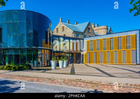 Ventspils Tehnikums - una scuola tecnica nella città lettone Ventspils. Foto Stock
