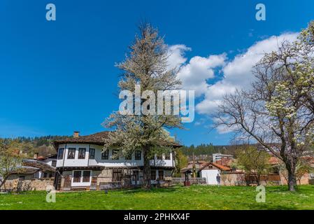 Daskalov casa museo a Tryavna, Bulgaria. Foto Stock