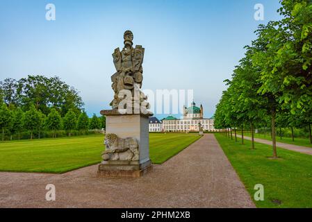 Vista al tramonto del Fredensborg slot Palace in Danimarca. Foto Stock