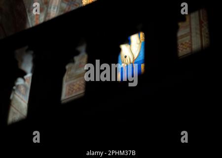 Crocifisso di Giotto in Chiesa di San Salvatore a Ognissanti, Firenze Foto Stock