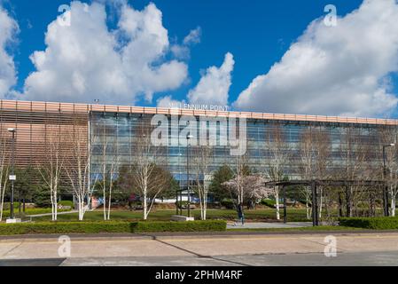 Millennium Point e ThinkTank Science Museum nell'area Eastside di Birmingham vicino a Digbeth Foto Stock