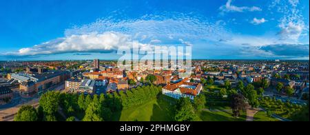 Veduta aerea del castello di Odense slot in Danimarca. Foto Stock