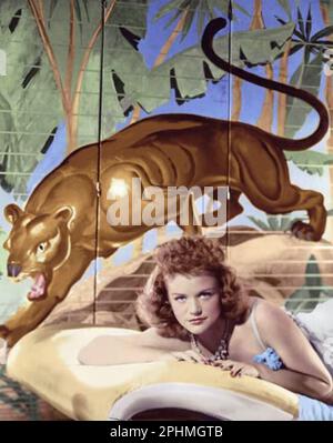 Cat PEOPLE 1942 RKO radio Pictures film con Simone Simon Foto Stock