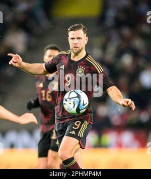 Niclas FUELLKRUG (Fullkrug)(GER) azione, calcio Laenderspiel, amichevole partita, Germania (GER) - Belgio (bel) 2: 3, il 28th marzo 2023 a Koeln/Germania. Foto Stock