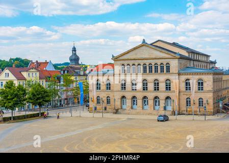 Landestheater nella città tedesca Coburg . Foto Stock