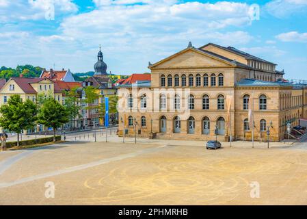 Landestheater nella città tedesca Coburg . Foto Stock