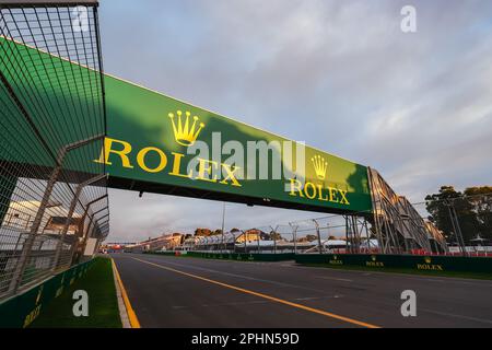 Melbourne, Victoria, Australia. 29th Mar, 2023. MELBOURNE, AUSTRALIA - MARZO 29: Atmosfera pre-gara sul circuito del Gran Premio di Formula 1 2023 australiano il 29th Marzo 2023 (Credit Image: © Chris Putnam/ZUMA Press Wire) SOLO PER USO EDITORIALE! Non per USO commerciale! Foto Stock