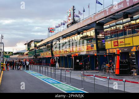 Melbourne, Victoria, Australia. 29th Mar, 2023. MELBOURNE, AUSTRALIA - MARZO 29: Atmosfera al Gran Premio di Formula 1 Australiano 2023 il 29th Marzo 2023 (Credit Image: © Chris Putnam/ZUMA Press Wire) SOLO PER USO EDITORIALE! Non per USO commerciale! Foto Stock