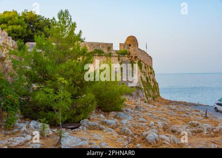 Fortezza veneziana Castello nella città greca Rethimno, Creta. Foto Stock