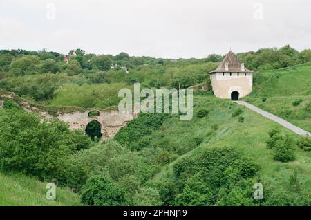 Questa fortezza era la protezione dell'Europa. Nel 1621, insieme ad un esercito polacco-ucraino del 75.000strong, sconfisse un esercito turco-tatar del 200.000 Foto Stock