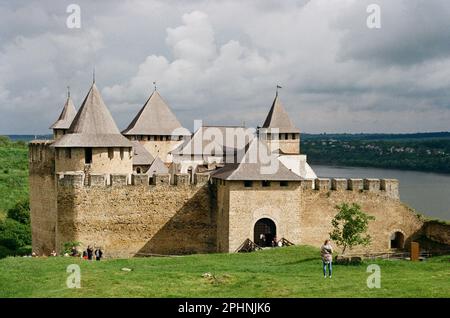 Questa fortezza era la protezione dell'Europa. Nel 1621, insieme ad un esercito polacco-ucraino del 75.000strong, sconfisse un esercito turco-tatar del 200.000 Foto Stock