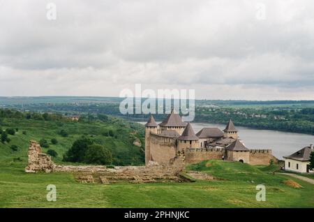 Questa fortezza era la protezione dell'Europa. Nel 1621, insieme ad un esercito polacco-ucraino del 75.000strong, sconfisse un esercito turco-tatar del 200.000 Foto Stock