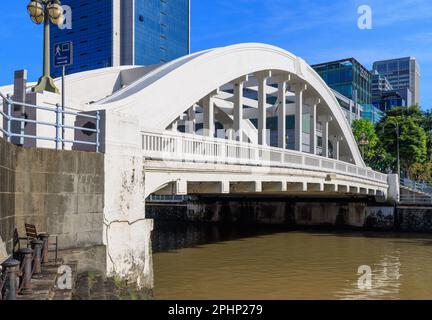 Elgin Bridge, Singapore Foto Stock