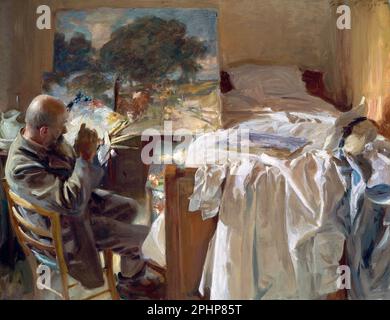 'An Artist in His Studio' di John Singer Sargent (1856-1925), olio su tela, 1904 Foto Stock