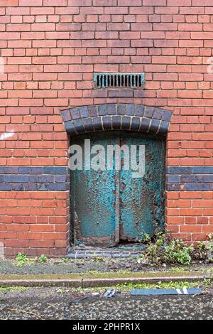 Portoni del magazzino della banchina di Liverpool Foto Stock