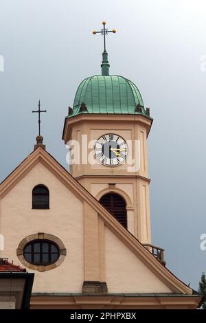 St Chiesa di Mang, Pfarrkirche St. Mang, Regensburg, Baviera, Baviera, Germania, Europa, patrimonio dell'umanità dell'UNESCO Foto Stock