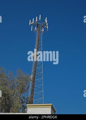 Cellulare torre in California Foto Stock