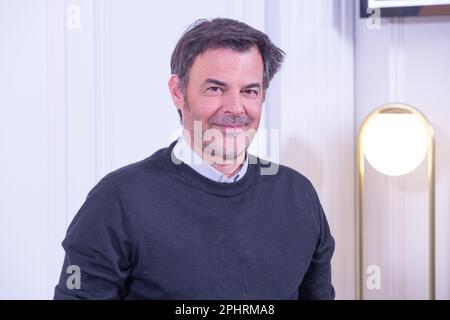 Roma, Italia. 29th Mar, 2023. Il regista francese Francois Ozon partecipa alla foto del film "Mon Crime" all'Hotel Sofitel di Roma (Foto di Matteo Nardone/Pacific Press) Credit: Pacific Press Media Production Corp./Alamy Live News Foto Stock