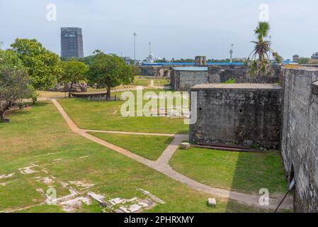 Antica fortezza militare a Jaffna, Sri Lanka. Foto Stock