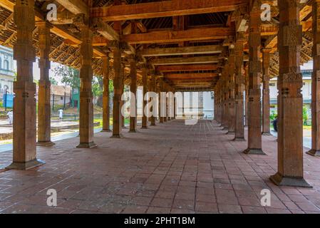 Maul Maduwa (Audience Hall) del Palazzo Kandyan, Kandy, Sri Lanka. Foto Stock