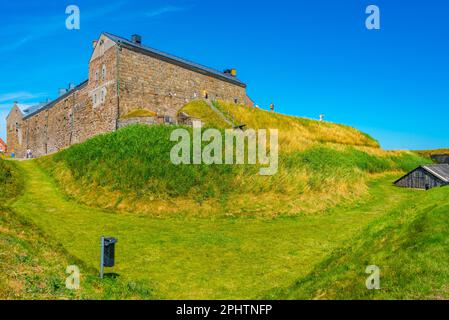 Fortificazione della fortezza di Varberg in Svezia. Foto Stock