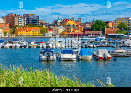 Marina nella città svedese di Karlskrona. Foto Stock