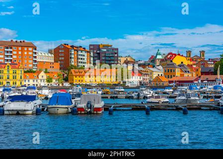 Marina nella città svedese di Karlskrona. Foto Stock