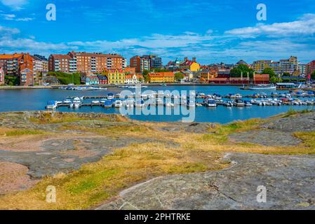 Marina nella città svedese di Karlskrona. Foto Stock