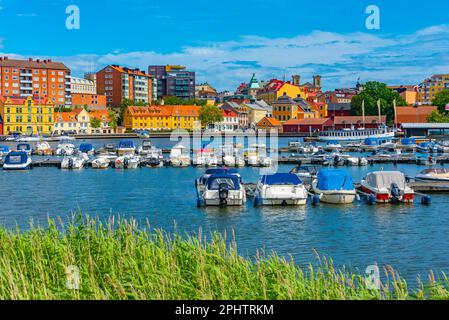 Marina nella città svedese di Karlskrona. Foto Stock