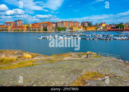 Marina nella città svedese di Karlskrona. Foto Stock