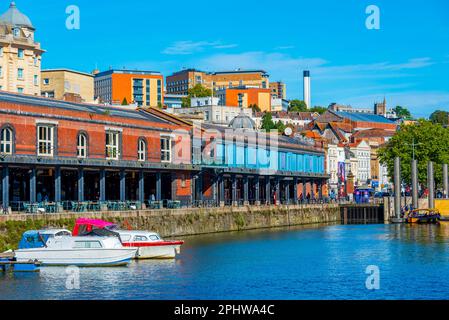 Molo di Bordeaux ad Avon, nella città inglese di Bristol. Foto Stock