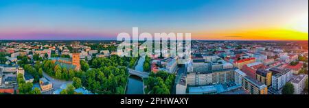 Vista panoramica di Turku, Finlandia. Foto Stock