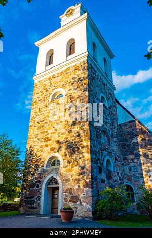 Chiesa della Santa Croce nella città finlandese Rauma. Foto Stock