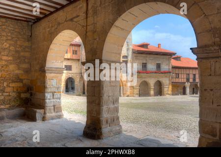 Municipio di Santillana del Mar in Spagna. Foto Stock