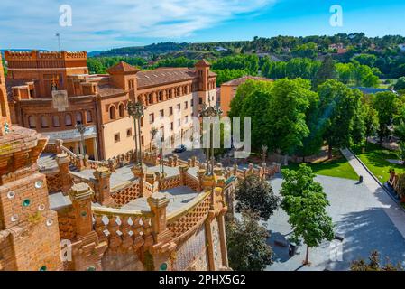 Scalinata del Ovalo nella città spagnola di Teruel. Foto Stock