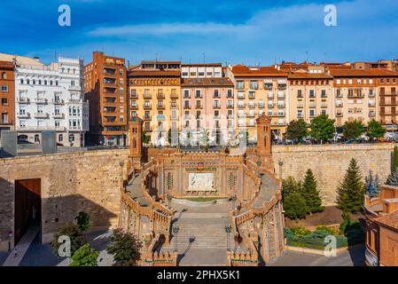 Scalinata del Ovalo nella città spagnola di Teruel. Foto Stock