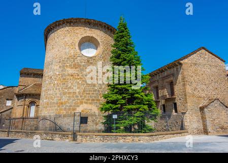 Cattedrale di Jaca città spagnola. Foto Stock