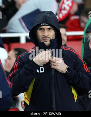 Londra, Regno Unito. 29th Mar, 2023. Arsenal's Aaron D'Antino durante la partita della UEFA Womens Champions League presso l'Emirates Stadium, Londra. Il credito per le immagini dovrebbe essere: David Klein/Sportimage Credit: Sportimage/Alamy Live News Foto Stock